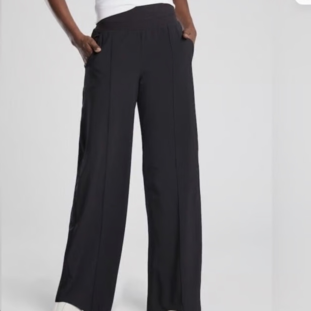 Athleta Women’s Nolita Wide Leg Comfort Pant Black